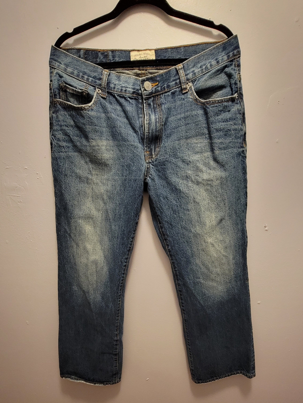 Aeropostale Men's Light Blue Straight Jeans